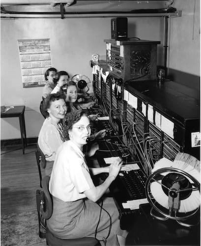 telephone operators 1950's