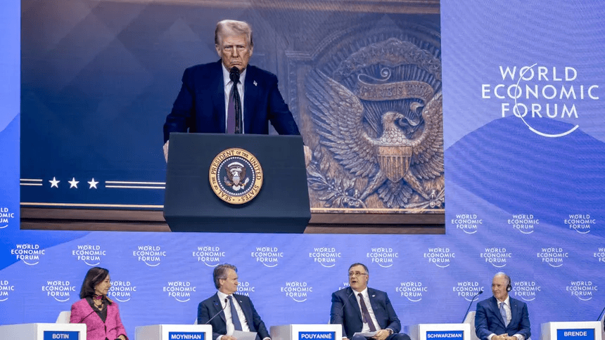 Trump Breaks Davos